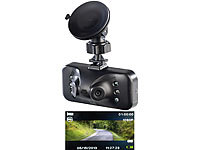 NavGear DVR HD-Dashcam MDV-3230.Dual Super-Weitwinkel 230 Grad, H.264; Black Box Cams Black Box Cams 