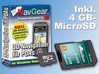 NavGear Navisoftware für simvalley MOBILE XP-45/65 D+HSE, 4 GB microSD