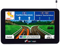 NavGear 6"-Navigationssystem StreetMate RSX-60-DVBT Europa 43 Länder; DVB-T-Empfänger Navis 