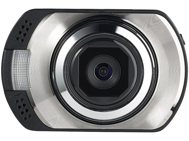 G-Sensor Full-HD-Dashcam MDV-2295 mit GPS 120°-Weitwinkel Kamera für Auto 