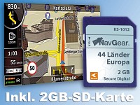 NavGear GT-35-3D Navigationssoftware mit Kartenupgrade für 44 Länder