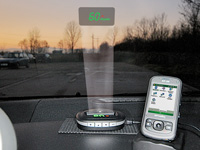 ; QHD-Dashcam mit 2 Objektiven, GPS und G-Sensor 