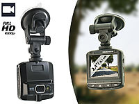 NavGear HD-Dashcam MDV-2350 mit G-Sensor, 2,4"-Display (refurbished); Dashcams mit G-Sensor 