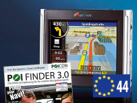 NavGear Multimedia Navisystem StreetMate GT-35-3D + 44 EuroLänder, 2GB