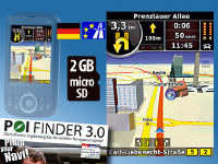 NavGear 3D-Navisoftware für Windows Mobile mit D + HSE, 2GB microSD