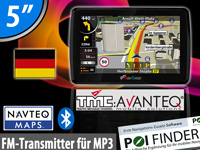 NavGear Multimedia-Navisystem StreetMate GT-505-3D + D-Karten