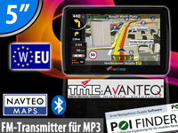 NavGear Multimedia-Navisystem StreetMate GT-505-3D + Westeuropa