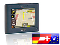 NavGear 3,5"-Navigationssystem StreetMate GP-35.4 Westeuropa + 2GB SD
