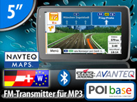 NavGear 5" Navigationssystem StreetMate "RS-50-3D" mit Westeuropa