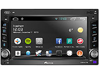 NavGear 2-DIN Android-Autoradio DSR-N 270 mit GPS, WiFi, BT2; 2-DIN Festeinbau-Navi /-Autoradios 2-DIN Festeinbau-Navi /-Autoradios 