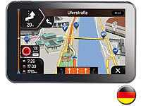 NavGear StreetMate N5, 5"-Premium-Navi mit Deutschland-Karte; 5"-GPS-Navigationsgeräte, NavigationsgeräteGeräte zur NavigationNavigationsgeräte 5 ZollNavigations-SystemeNavigationssysteme mit Kartenmaterial5"-NavisTragbare 5"-NavisNavis mit berührungsempfindlichen Bildschirmen zur Bedienung mit FingernRoutenplaner-Navigationssysteme mit Farbdisplays Sat Navigatoren Kartenansichten Screens Maps 