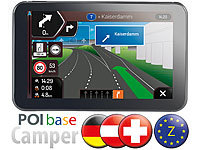 NavGear 6"-Navi StreetMate N6-C, Camper-Edition mit Zentral-Europa; Caravan Navigationssysteme 