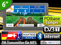 NavGear 6"-Navigationssystem GTX-60-DVB-T Camper-Edition Europa