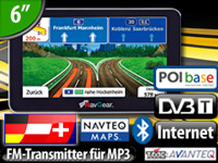 NavGear 6" StreetMate RSX-60-DVBT D-A-CH (refurbished); DVB-T-Empfänger Navis 
