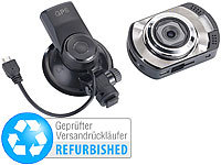 NavGear Full-HD-Dashcam MDV-2295 mit GPS, G-Sensor, 120° (Versandrückläufer); Dashcams mit G-Sensor (HD) 