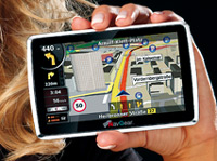 NavGear Navisystem StreetMate GT-50T-3D + Westeuropa (refurbished); 5"-GPS-Navigationsgeräte, NavigationsgeräteGeräte zur NavigationNavigationsgeräte 5 ZollNavigations-SystemeNavigationssysteme mit Kartenmaterial5"-NavisTragbare 5"-NavisNavis mit berührungsempfindlichen Bildschirmen zur Bedienung mit FingernRoutenplaner-Navigationssysteme mit Farbdisplays Sat Navigatoren Kartenansichten Screens Maps 